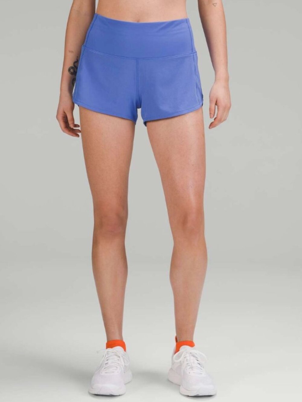 Lululemon Speed Up High-Rise Lined Short 2.5" in Wild Indigo, Sz 4